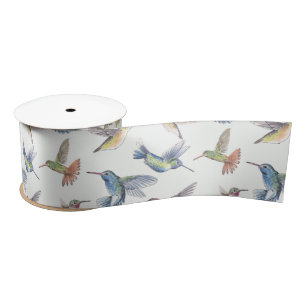Hummingbirds Satin Ribbon