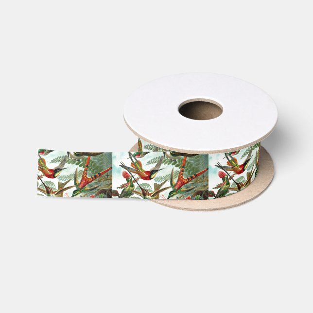 Hummingbirds Satin Ribbon (Spool)