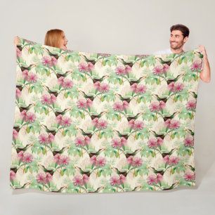 HummingBirds Series Design Two ~ Large Fleece Blanket