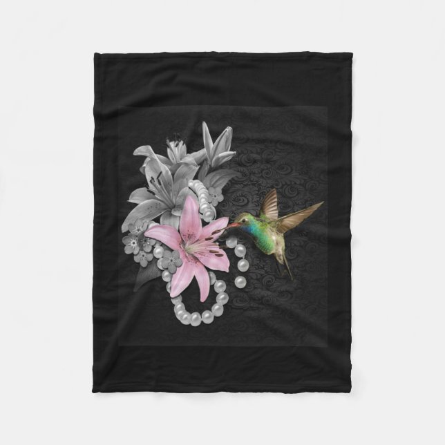 Hummingbird's Song Fleece Blanket (Front)