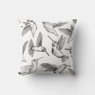 Hummingbirds Throw Pillow