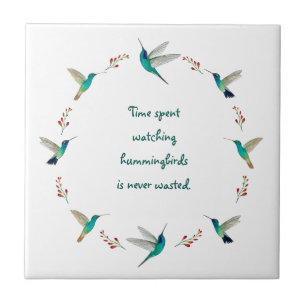 Hummingbirds Tile