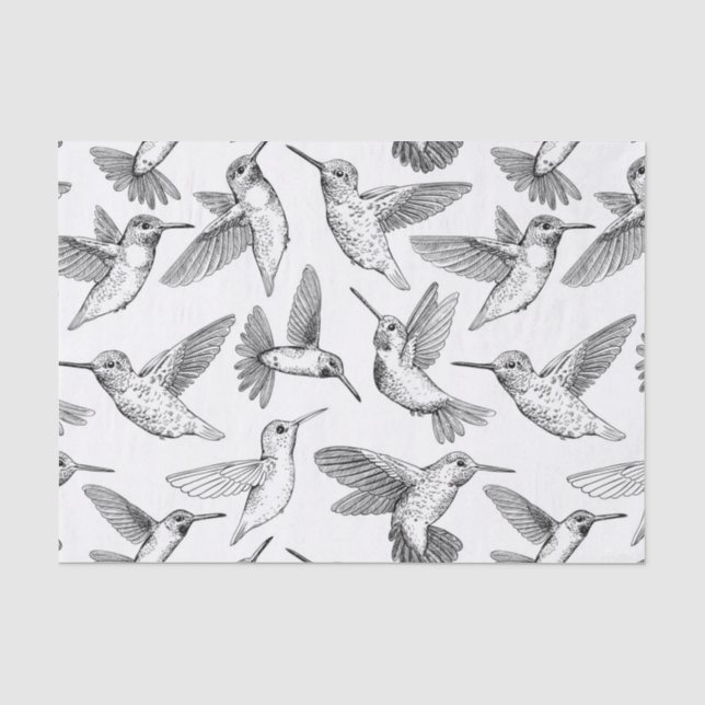 Hummingbirds Tissue Paper (Front)