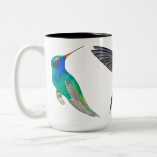 Hummingbirds Two-Tone Coffee Mug