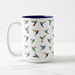 Hummingbirds Two-Tone Coffee Mug