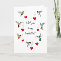 Hummingbirds Valentine's Day