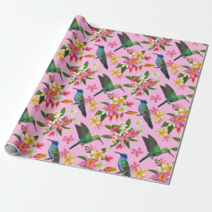Hummingbirds Wrapping Paper