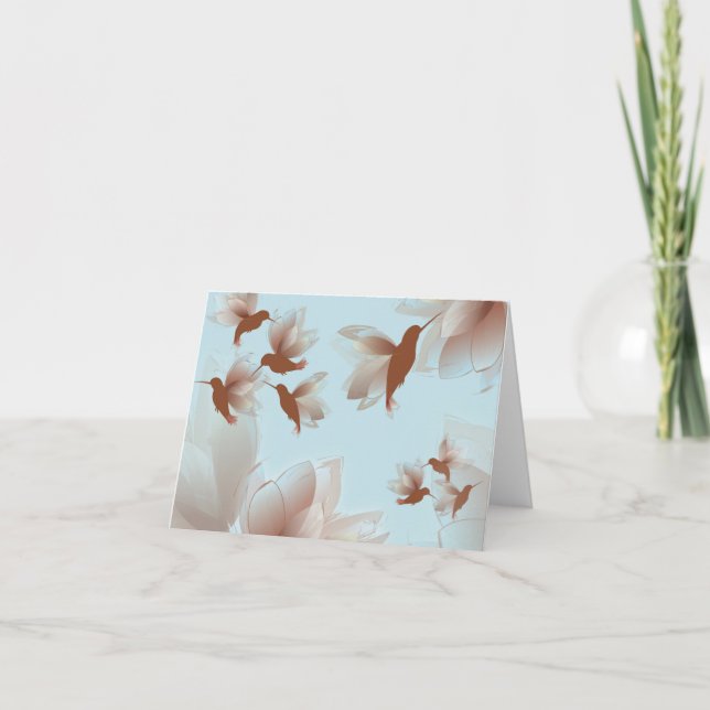 Hummingly Along Note Cards (Front)