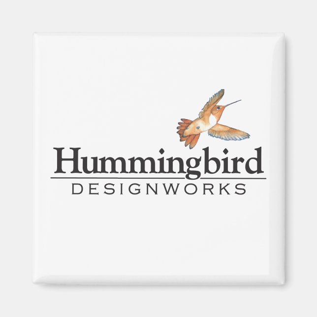 Humminngbird Designworks Magnet (Front)