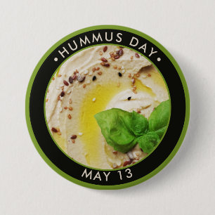 Hummus Day 3 Inch Round Button