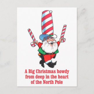 HUMOR Big Christmas Howdy Holiday Greeting
