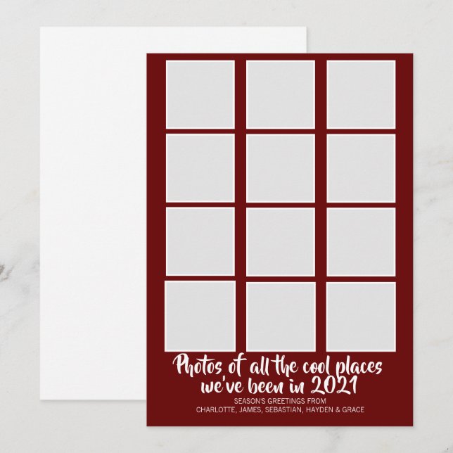 Humor Corona Virus 2021 Christmas Holiday Card (Front/Back)