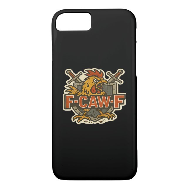 Humor Crow Funny Gothic F-Caw-F Case-Mate iPhone Case (Back)
