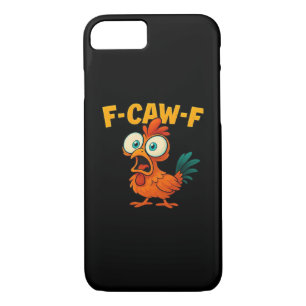 Humor Funny Crow F-Caw-F Gothic Case-Mate iPhone Case