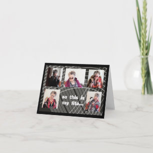 Humoristique Donc c'est la carte de voeux pliée à 