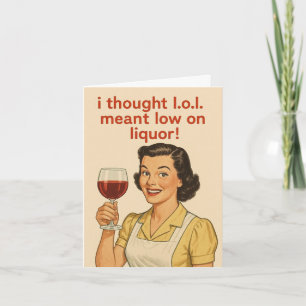 Humorous Birthday Card