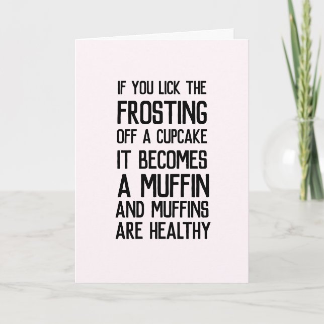 Humorous Birthday Card (Front)