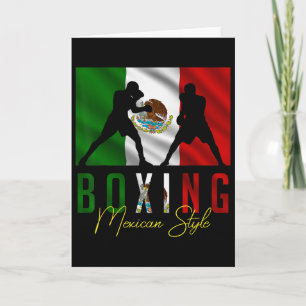 Humorous Boxing Mexican Sparring Kickboxing Kickbo Card