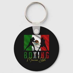 Humorous Boxing Mexican Sparring Kickboxing Kickbo Keychain