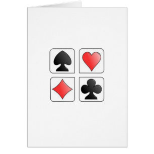 Humorous Bridge Players Greeting Card
