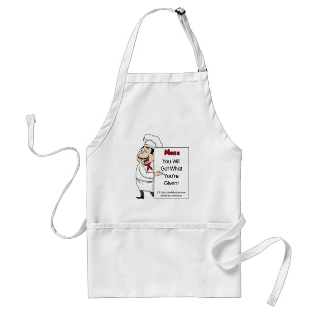 Humorous Chef Apron (Front)