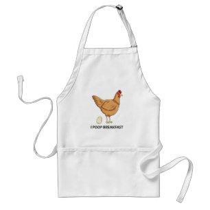 Humorous Chicken Apron