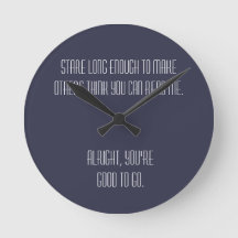 Humorous Clock
