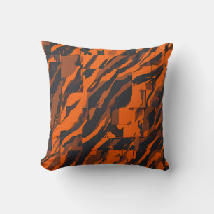Humorous Coffee and Adulting Text Graphic Throw Pillow