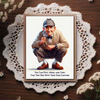 Humorous Customizable Any Occasion Postcard