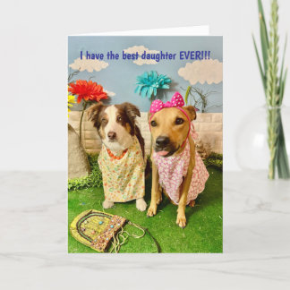 HUMOROUS DAUGHTER BIRTHDAY CARD