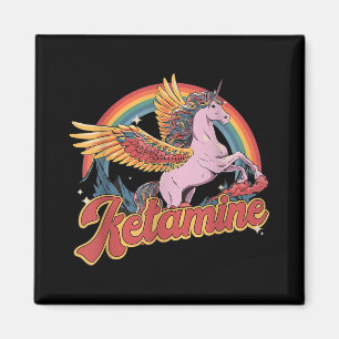 Humorous Ketamine Horse Emergency Funny Mental Hea Magnet