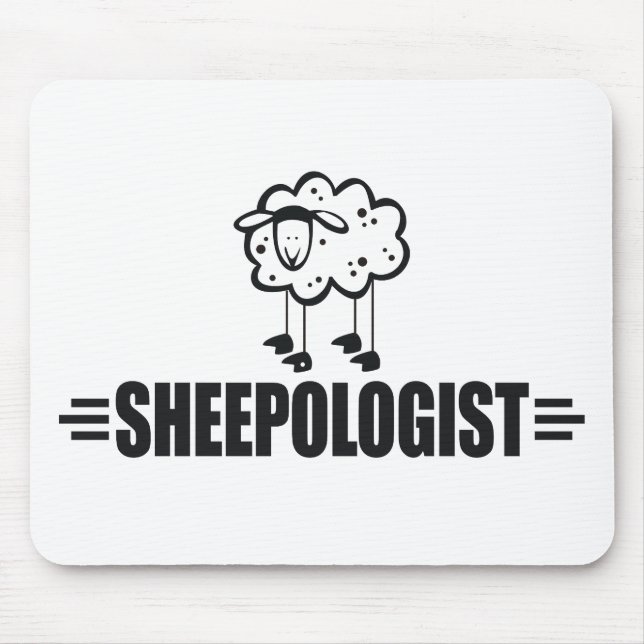 Humorous Sheep Mouse Pad (Front)