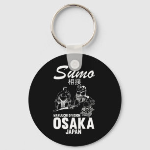 Humorous Sumo Wrestler Judo Osaka Japan Wrestler S Keychain