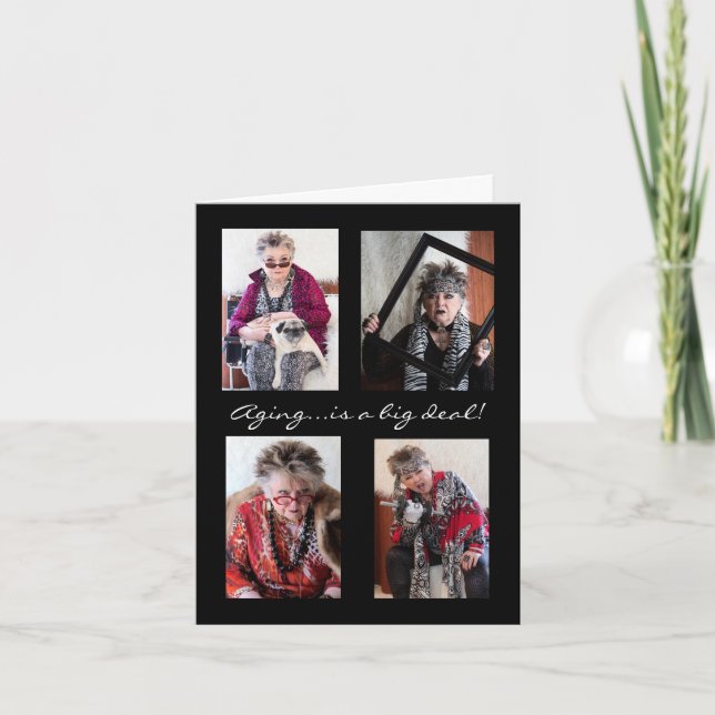 Humorously Aging IS a Big Deal Card (Front)