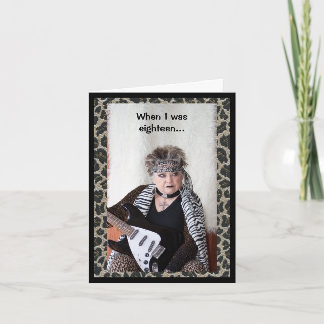 Humorously Waving to my Toes  Card (Front)