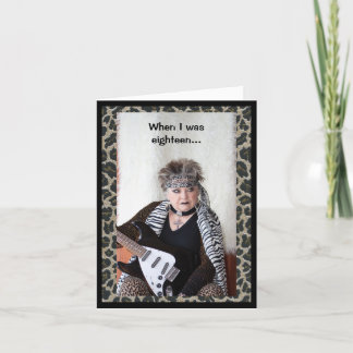 Humorously Waving to my Toes  Card