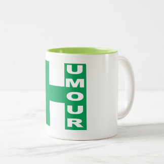 HUMOUR 2-color lime cup