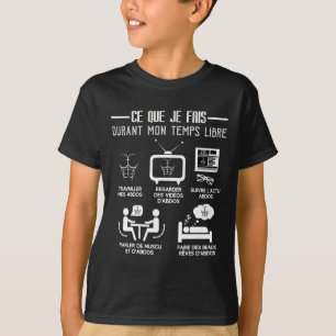 Humour Abs Bodybuilding Free Time Work 6-packs T-Shirt