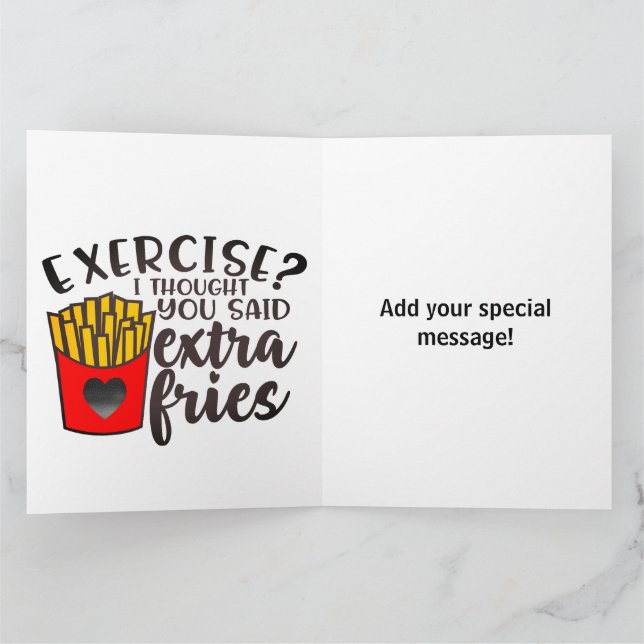 *Humour -Add your special message  Card (Inside)