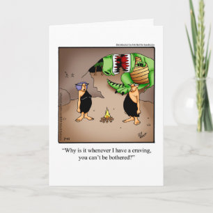 Humour Anniversaire "Cravings" Carte de voeux pour