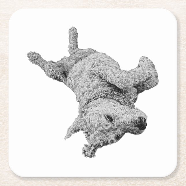 Humour at Rest Square Paper Coaster (Front)