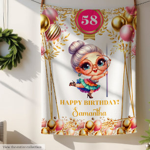 Humour Blanket for Grandma Custom Name