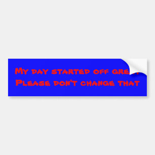 Humour bumper stickers