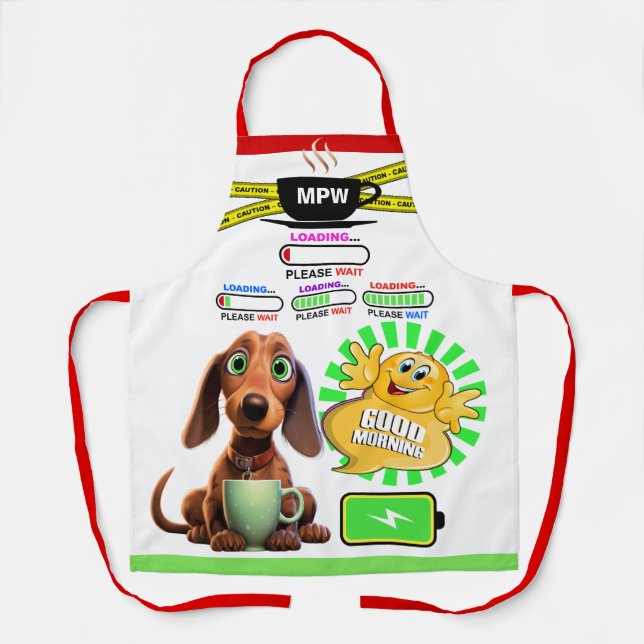 Humour café ... Tablier (Recto)