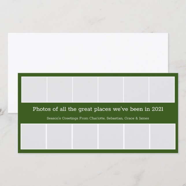 Humour Corona Virus 2021 Christmas Holiday Card (Front/Back)