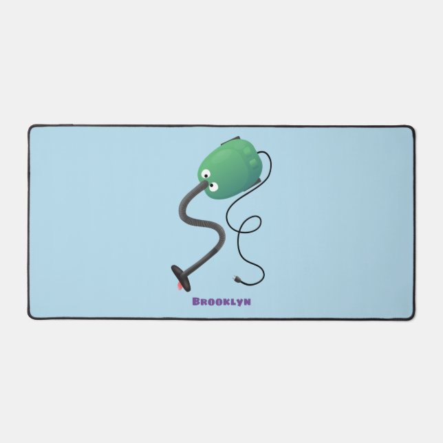 Humour de dessin animé de l'aspirateur mignon (Recto)