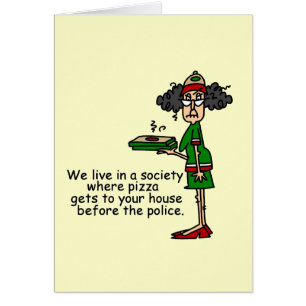 Humour de livraison de pizza