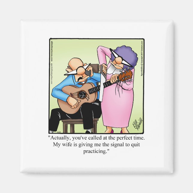 Humour de mariage Stocker Aimant (Devant)