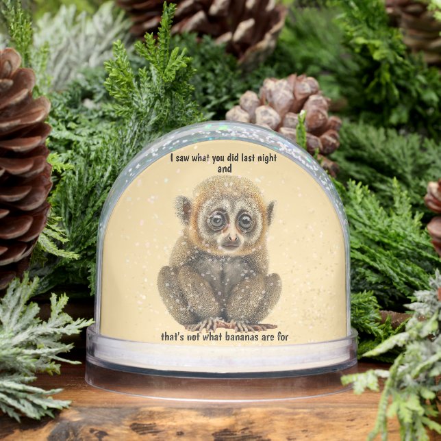 Humour de singe banane drôle (Hiver)