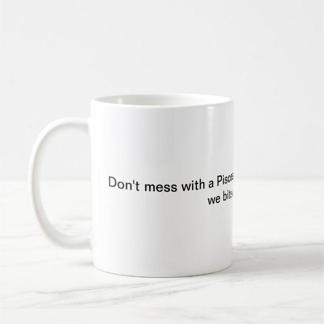 Humour de tasse de café de Poissons (Gauche)